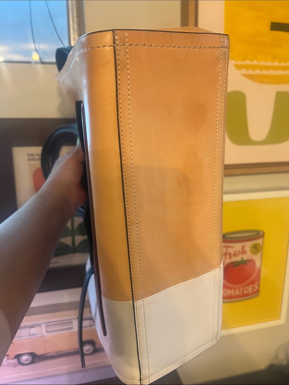 Coach Bleecker Colorblock Carryall Riley - Picture 11 of 11
